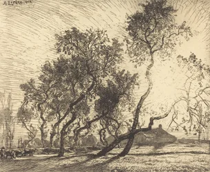 De Boerderij bij de Hollandse populieren, 1914