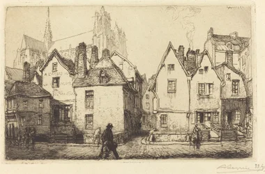 Oude Huizen in Amiens