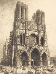 Kathedraal van Reims, 1911