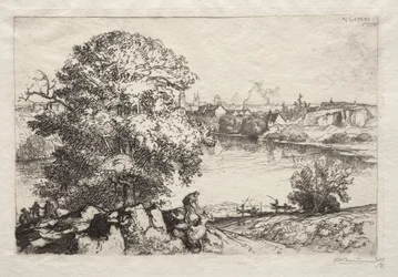 Angers: De vijver St. Nicolas
