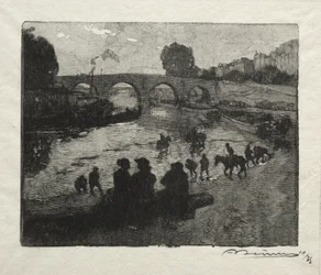 De Drinkplaats van de Pont Marie