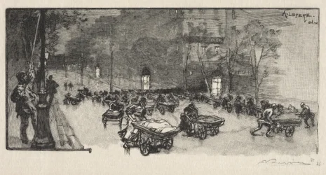 De Boulevard, op de hoek van Fauborg Montmartre
