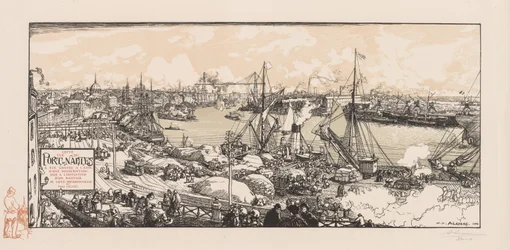 De haven van Nantes