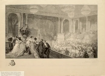 Feest in de Tuilerieën ter gelegenheid van de tentoonstelling van 1867