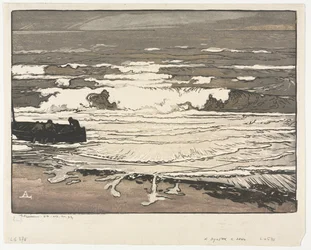 De brekende golven, getij van september 1901