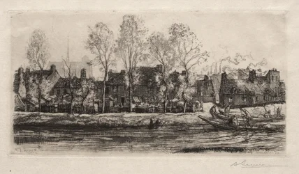 Amiens, de oevers van de Somme, 1907