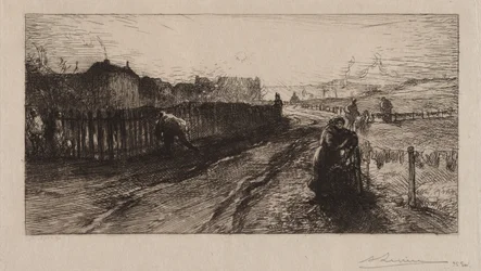 Bij de Vestingen, Porte de Versailles, 1890
