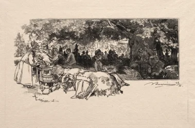 Cantine de la Mère Pichard, 1888