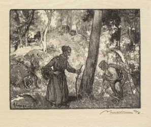 Fontainebleau Bos: Paddenstoelenjagers bij de Rocher Bernard