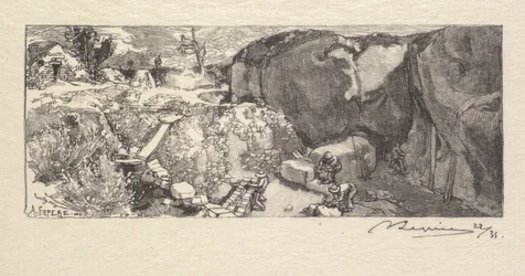 Fontainebleau Bos: Zandsteengroeve