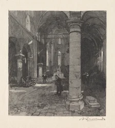 Interieur van de kerk