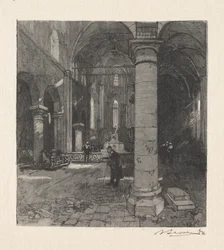 Interieur van de kerk