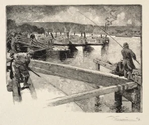 Le garage des bateaux-omnibus