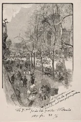 Les Boulevards, nabij de Porte St. Denis