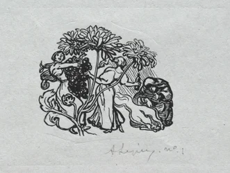 Parijse almanak, 1897: sluitvignet, herfst, 1897.