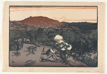 De stroper, duinen van Saint Jean de Mont, 1901