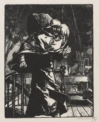 De Oorlog van 1914. Eerste Serie. Keizer Wilhelm in Woede