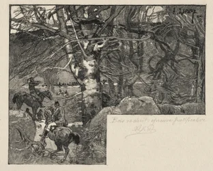 Een jacht op de Mont Gérard