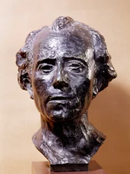 Buste van Gustav Mahler (1860-1911), componist. Sculptuur van Auguste Rodin (1840-1917), 19e eeuw, Parijs, Musée Rodin