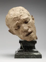Hoofd van Pierre de Wiessant, ca. 1885; gegoten ca. 1912