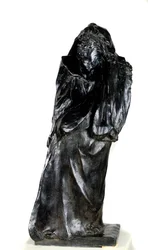 Monument van Honoré de Balzac Voorlaatste studie. Beeldhouwwerk door Auguste Rodin (1840-1917) 1897 Parijs, Musée Rodin