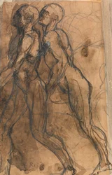 De schimmen naderen Dante en Vergilius