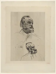 Victor Hugo driekwart zicht, 1885