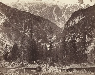 Chalet de Handeck, Hasli-vallei, Kanton Bern, Zwitserland, ca. 1860