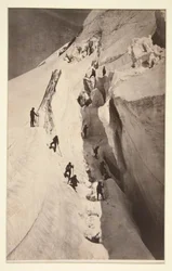 Mont Blanc, La Crevasse