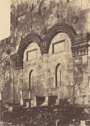Jeruzalem. Omheining van de Tempel. Gouden Poort
