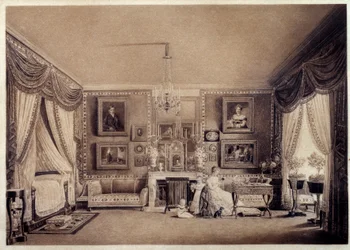 Slaapkamer van de Hertogin van Berry in de Tuilerieën