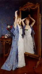 Het toilet, 1889