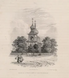 De Drie-eenheidskerk in Sint-Petersburg Uit: De bouw van de Sint-Isaacskathedraal