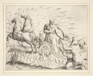 Elia in de vurige wagen