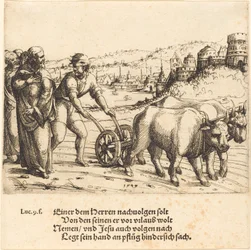 Niemand die zijn Hand aan de Ploeg slaat en Achterom Kijkt is een Volgeling van Christus