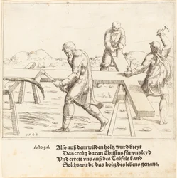 De Voorbereiding van het Kruis, 1548
