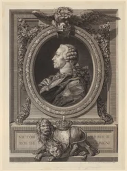 Portret van Victor Amadeus III, koning van Sardinië