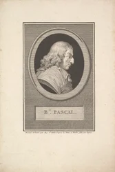Portret van Blaise Pascal, 1802