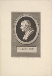 Portret van J. J. Rousseau