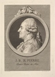 Portret van Jean-Baptiste-Marie Pierre