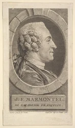 Portret van Jean-Francoise Marmontel, 1765