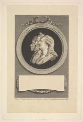 Portret van Lodewijk XVI, Hendrik IV en Lodewijk XII, 1791