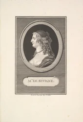 Portret van Marie de Rabutin, Mise de Sévigné