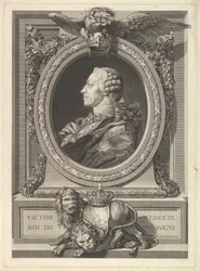 Portret van Victor Amadeus III, koning van Sardinië, 1777