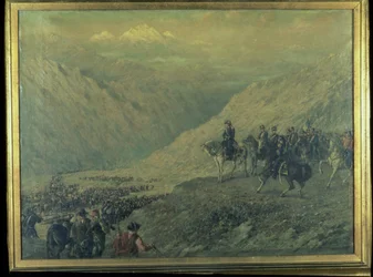 De Oversteek van de Andes in 1817