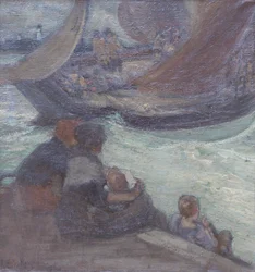 Vertrek voor vissen, Augustus Koopman