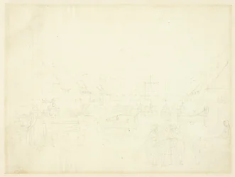 Studie voor Ziekenhuis, Middlesex, van Microkosmos van Londen