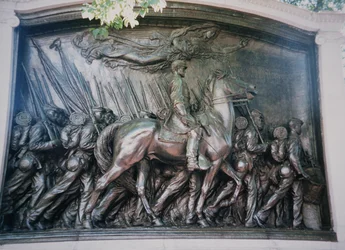 Het Robert Gould Shaw (1837-63) Memorial voor het Afrikaans-Amerikaanse 54e Massachusetts Regiment