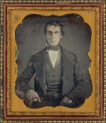 Portret van een man,c. 1845 (foto)