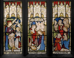 Gebeurtenissen uit het leven van Christus en de Maagd Maria (detail)